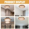 Veemoon Fabric Lampshade Diffuser, Round Drum Lamp Shades Diffuser Pendants