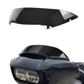 WYNMOTO Black 4.5" Windshield Windscreen Wind Splitter Compatible for 2015-2022 Harley Davidson Touring Road Glide FLTR 2016 2017 2018 2019 2020 2021 2022