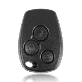 Key Shell Pilot Car Key with 3 Buttons for Renault Clio Master Trafic Modus Kangoo – Mainsail Size 9 x 3 mm