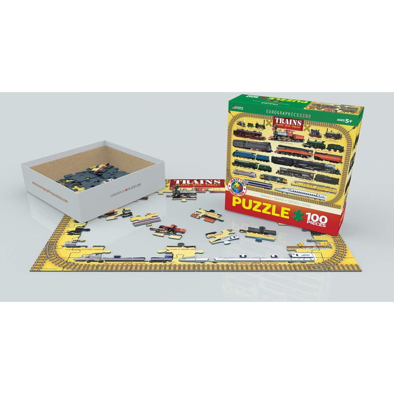 Trains 100 Piece Jigsaw Puzzle