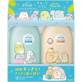 Merit 카오 메리트 스미코구라시 샴푸 컨디셔너 세트 Merit Kaoh Merit Smico Curly Shampoo Conditioner Set [すみっコぐらしデザインセット]