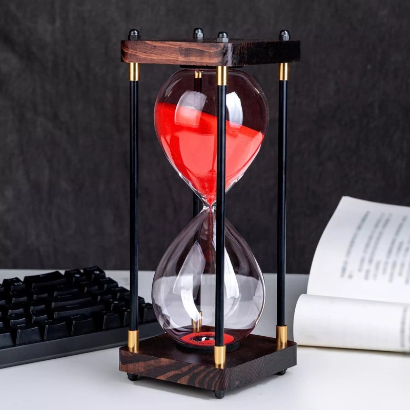 Lmzxmcy Large Sand Timer, Hourglass Timer 60 Minutes,Vintag