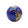 Unique Art 4.3" (110 mm) Diameter Gemstone Globe Paperweight Paper