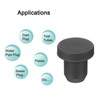 MECCANIXITY Silicone Rubber Solid Plug Soft Flexible Stoppers for 5-5.5mm