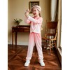 Arshiner 2 Piece Girls Tie Dye Clothes Set Cute Twist