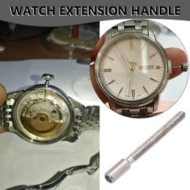 YINETTECH 20Pcs Watch Stem Extenders 0.9mm Watch Extension Bar Watch Spring Bar Winding Stem Extender Watch Crown Stem Extender Watch Repair Accessory