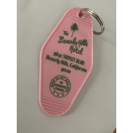 Pink Beverly Hills Hotel Keytag