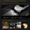 SHENKENUO LED Headlight Bulbs Kit 6000K For Honda CBR600F4i 2001-2006