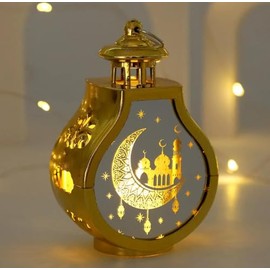Generic Ramadan Decorations Mini Lantern Light (Gold)
