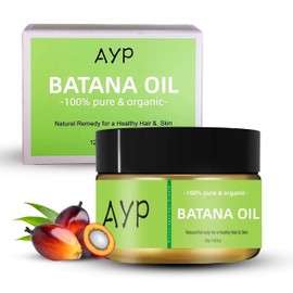 AYP Raw Batana Oil 120g - 100% Pure Organic - for Hair Growth, Treat Dry Damaged Hair, Moisturizes Hair and Scalp - Suitable for all Hair Types