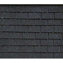 Dollhouse Miniature Roofing Black Square Asphalt Shingles