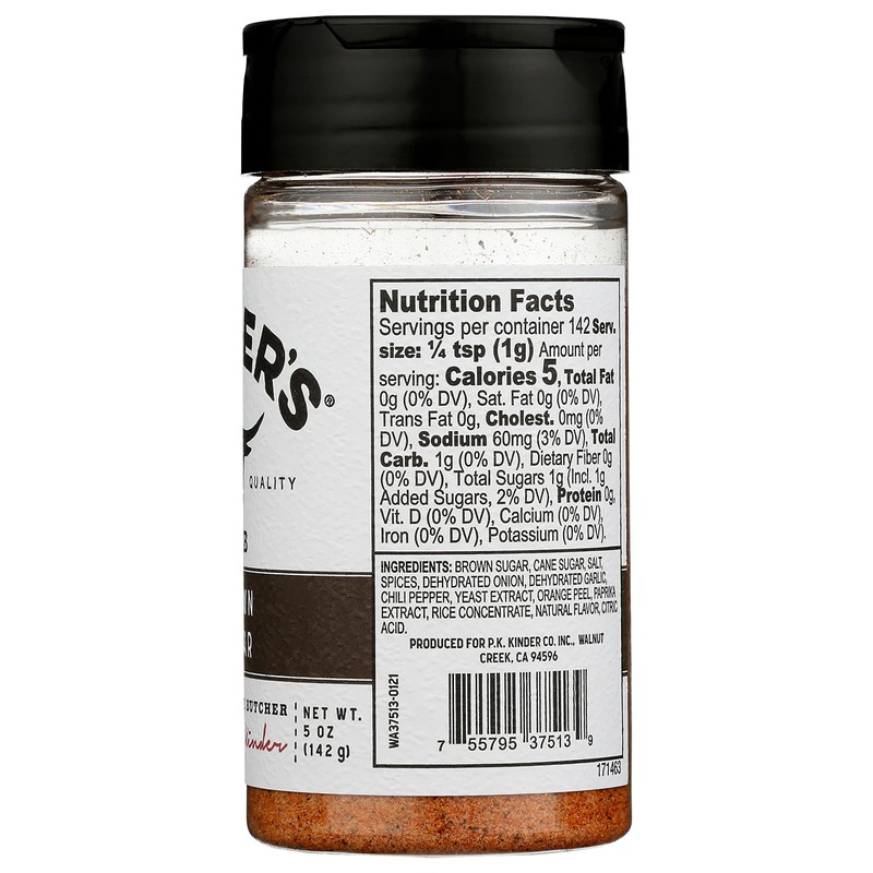 KINDER'S Brown Sugar BBQ Rub, 5 Ounce