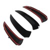 Pair of Rear Bumper Side Vent Spoiler Trim Left Right