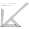 High Accuracy Center Angle Gauge Protractor Stainless Steel 45/90 Degree