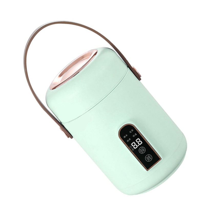 Mini Rice Cooker Efficient Heating Insulated Portable Multifunction Soup Porridge
