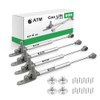 ATM® Gas pressure damper with brake for furniture and flap