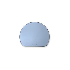 Kevnhaun KDS4716 Half Moon Cutting Board, Small, 9.1 x 7.5 inches (23 x 19 cm), Half Circular, Dishwasher Safe, Hot Water Disinfectable, Non-Slip, Double-Sided, Usable, Cutting Board, Blue