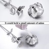 Rose Flower Keepsake Urn for Ashes Sympathy Gift Small Stainless