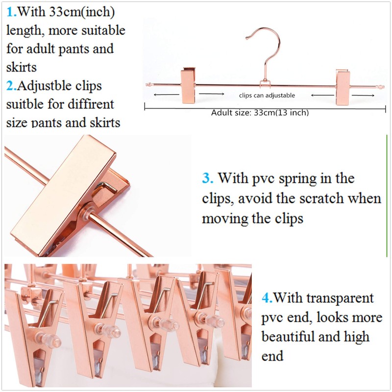 Cocomaya EU Metal Clothes Hangers High Performance, 33 cm