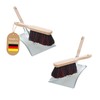 Novaliv 2 x dustpan set, dustpan set, hand brush, arenga