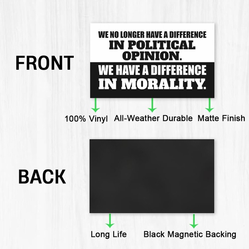 SODAVA [7.5"x4.5"] We No Longer Have A Difference in Political