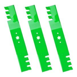 Magorfas Lawn Mower Blades Toothed Mulching Fits for 742-0677 942-0677 for Cub Cadet GT-1054 GT-1554 RZT-54 XT2-GX54 Toro GT2300 54 inch Deck, 3 PCS