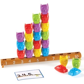 Learning Resources 1-10 Counting Owls Activity Set, Fine Motor Toy, 25 Piece Set, Ages 3+