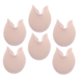 BESPORTBLE 3 Pairs Soft Knitted Ballet Toes Pads with Shock Absorbing Impact Protection Slip Pointe Shoe Half Socks for Women and Foot Care Cushions for Dance and High Heels