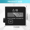 Digital Tachometer Inductive Tachometer Tachometer for Chainsaw Small Tachometer Chainsaw