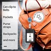 Heavy Duty Retractable Badge Reel with Carabiner Belt Clip Key