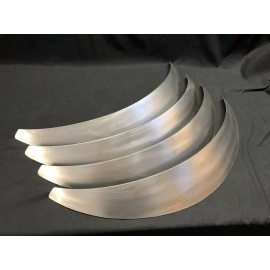 Lemon Hill Avenue Universal Metal Fender Flares Style 2: 3" Wide, 4-piece set (hand-made)