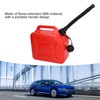 Gas Can 5L 1.3 Gallon ABS Leakage Free Red Portable