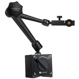 Neoteck Magnetic Base Stand for Digital Dial Indicator Gauge Pro-176lbs/80kg Tensile Force - Black