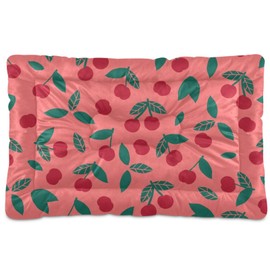 xigua Cherry Pet Bed, Soft Anti-Slip Dog Cat Bed Pet Mattress for Small Medium Large Dogs and Cats, 36 x 24 Inch