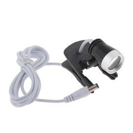 Hot Dental Portable 1W LED Headlight Lamp Clip-on Type for Bincolar Loupe New