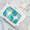 Anniversary House Christmas Cupcake Box with Window and Removable 6