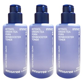 Innisfree Retinol Green Tea PDRN Skin Booster Toner 3pcs / 이니스프리 레티놀 그린티 PDRN 스킨부스터 토너 3개
