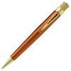 Retro 1951 Rollerball Tornado Brass Classic Lacquers Orange VRR-B1302