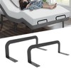 2Pcs Mattress Slide Stopper,Metal Mattress Retainer Bar for Adjustable Beds,Mattress