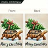 BlissYard Merry Christmas Garden Flag Double Sided 12x18 Flag Winter