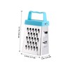 iplusmile 3-Piece Stainless Steel Mini Grater Set Cheese Shredder Vegetable