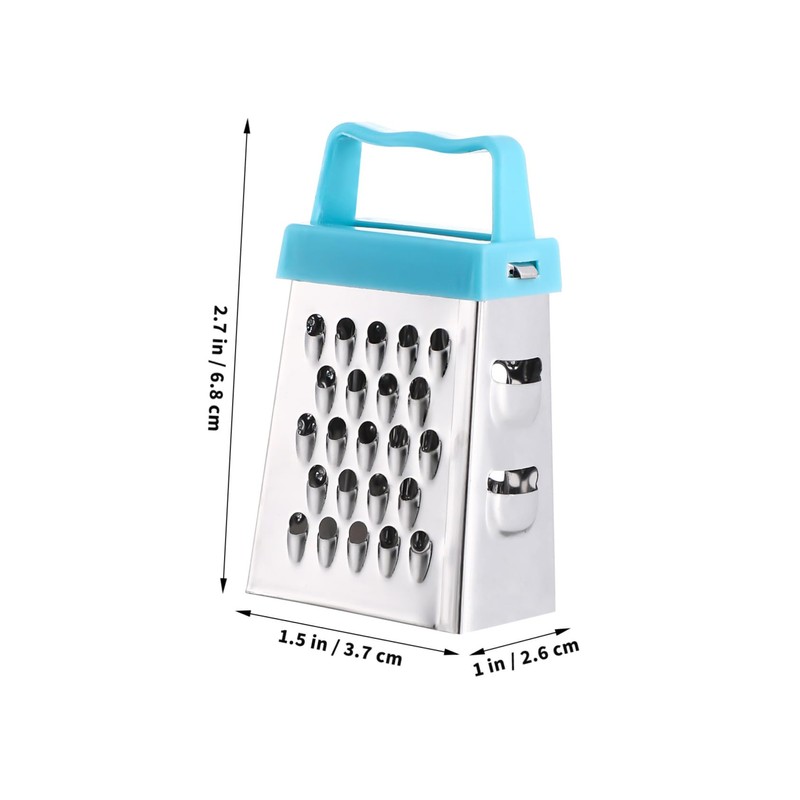 iplusmile 3-Piece Stainless Steel Mini Grater Set Cheese Shredder Vegetable