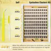 Self Adhesive Lash Clusters Natural Pre Glued Lash Clusters Press