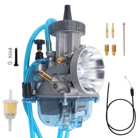 YJGZSVK PWK40 Carburetor For Yamaha YFZ350 YZ250 Honda CR500R TRX250R CR250 ATC250R Suzuki Quadzilla Quadracer 500 LT500R Throttle Cable