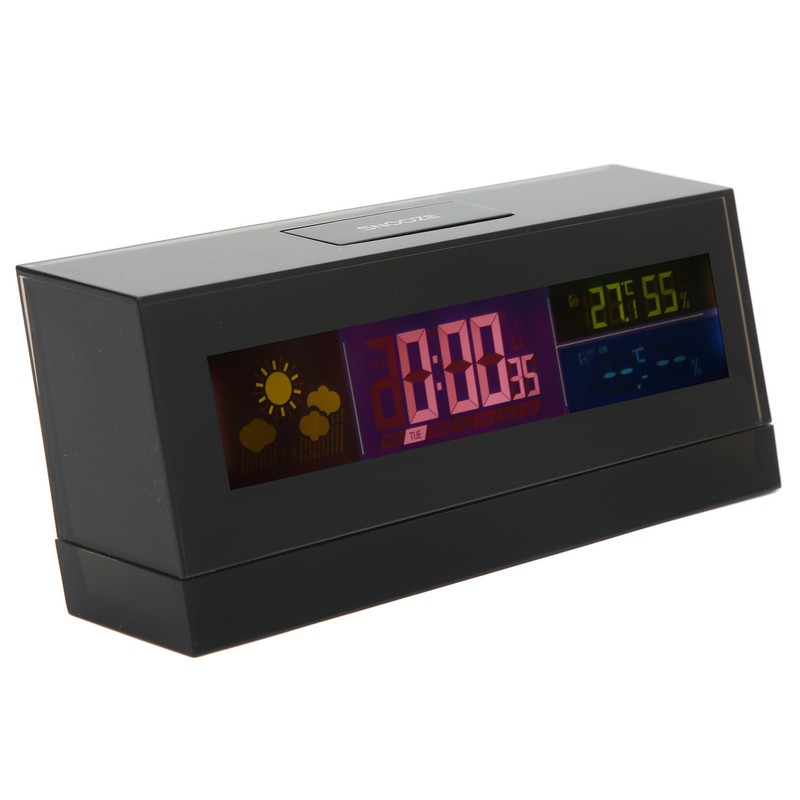 Electronic Weather Clock Digital Weather Forecast Monitor with Calendar Display