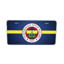 DIGIART INTERNATIONAL FENERBAHCE FOOTBALL TURKISH SOCCER FOOTBALL METAL NOVELTY CAR LICENSE PLATE TAG