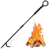 CKLT Fire Poker for Fire Pit Outdoor, 26inch Twisted Rope
