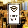 Free Wifi Window Sticker Vinyl Sticker Graphic Cafe Shop Salon