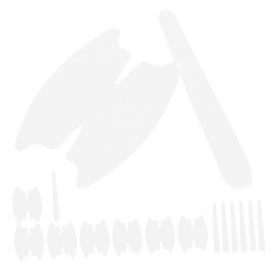 BUGUUYO Pack Car Door Handle Protectors Anti-Scratch Stickers for Vehicle Doors Protection Strips