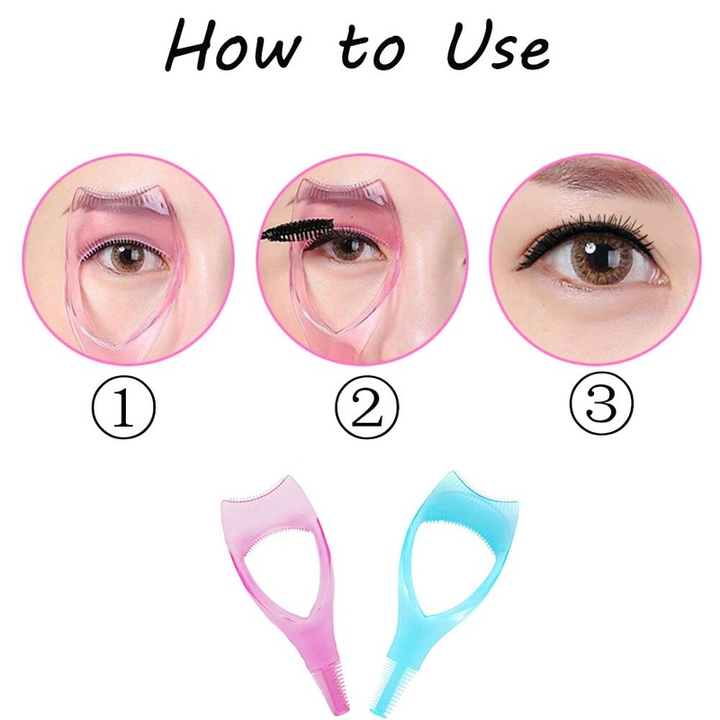 3 in 1 Plastic Eyelash Tools - Mascara Applicator Eyelash